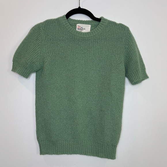 Leon & Harper Sweaters - Elegant Mint Crew Neck Sweater